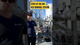 NextGen H2S Removal System Tech in action biogas dairyfarm manufacturing [upl. by Terza]