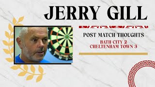 REACTION  Jerry Gill following Bath Citys opening preseason outing vs Cheltenham Town 9724 [upl. by Anelehs260]