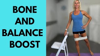 6 Beginner Friendly Balance Exercises For Strong Bones [upl. by Mikey]