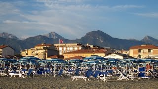 Lido di Camaiore Province of Lucca Tuscany Italy HD videoturysta [upl. by Alahs505]