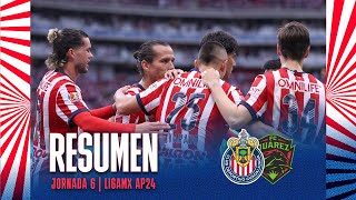 RESUMEN Y GOLES Chivas 50 FC Juárez  Jornada 6 Apertura 2024 [upl. by Vevine]