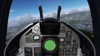 Flightgear Saab 37 Viggen Tutorial 4 [upl. by Llerol915]