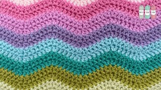 How to Crochet the Ripple Stitch [upl. by Eleumas]