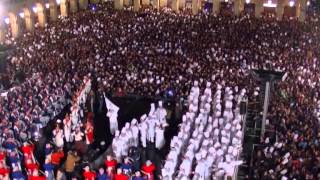 TAMBORRADA DONOSTIA SAN SEBASTIAN 2015 IZADA DE LA BANDERA [upl. by Eimot]