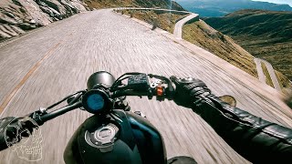 Swiss Alps Motorcycle Therapy  Yamaha XSR700 Sounds of Freedom  Cinematic Alpine Journey [upl. by Namyh]