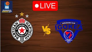 🔴 Live Partizan vs Igokea  Live Play By Play Scoreboard [upl. by Akcirred]