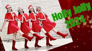 Holly Jolly 2024 Line Dance demo amp count [upl. by Anela153]