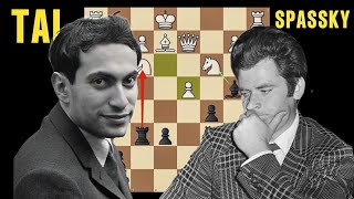 Mikhail Tal vs Boris Spassky 1973  Unforgettable Round  13 [upl. by Anbul812]