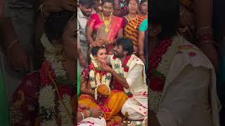 Happy married life Anna 😍 muthu vijaytv marriage happy [upl. by Sianna]