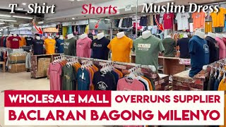 BACLARAN BAGONG MILENYO Wholesale Mall Overruns Supplier  Muslim Dress and Affordable Tshirt [upl. by Aryhs]