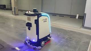 iTR Commercial Cleaning Robot M2 Pro works in Parking Lot commercialcleaning cleaningrobot itr [upl. by Adlaremse]