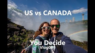 Niagara Falls US vs Canada  Which is better  You Decide [upl. by Leanora]