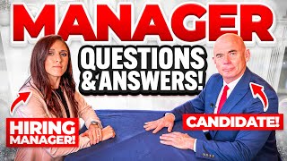 TOP 10 MANAGER INTERVIEW QUESTIONS amp ANSWERS How to PASS a Management Interview [upl. by Kurzawa]