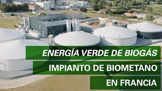 Planta industrial de biogás con tecnología de membranas 440 Nm³h en Francia [upl. by Ailen]