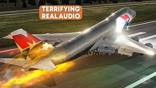 Crashing 19 Seconds After Takeoff in Canada  TWO Boeing 747s in Danger Real Video amp Audio [upl. by Arhsub]