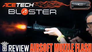 Acetech BLASTER Tracer Unit  Muzzle Flash Generator Review Deutsch [upl. by Curnin]