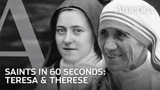 Saints in 60  Teresa of Calcutta and Therese of Lisieux [upl. by Ludovick]