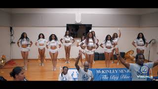 T4 Visuals  McKinley High Marching Band amp Pantherettes Homecoming 2022 Bandroom [upl. by Iliam]