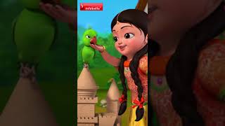 Chitti Chilakamma  Telugu Rhymes for Children  Infobells [upl. by Monjo]