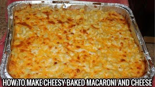 THE EASIEST AND CHEESIEST MACARONI AND CHEESE RECIPE [upl. by Onairot912]