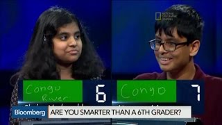 Geography Bee Are You Smarter Than a 6th Grader [upl. by Ahseirej]