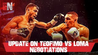 Teofimo vs Loma Negotiations Who is Holding Up The Fight  ESNEWS BOXING [upl. by Franny64]