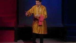 Rowan Atkinson Live  Drunk English in Indian Restaurant [upl. by Aisor672]