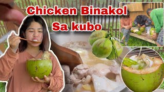 Wow masarap pala ang buko sa Chicken  Binakol recipe  Ka Mangyan Vlogs [upl. by Ottilie]