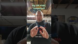 Quit ripping people off HVAC HVACLIFE [upl. by Hekker]