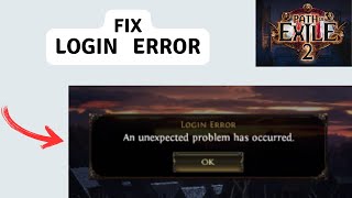 How to Fix login Error in Path of Exile 2 [upl. by Giraldo]