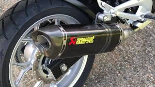 2017 NC750X Carbon Akrapovic Sound [upl. by Eliathas]