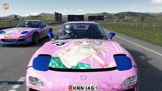 HDR Mazda RX 7 Cup Highlands Race 1 Assetto Corsa [upl. by Hamas]