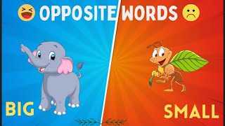 Opposite Words for KidsOpposites for KidsEducational Video For Toddlers and kindergartenopposites [upl. by Ashley58]