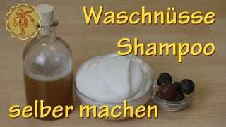 WaschnüsseShampoo selber machen  Haarwäsche mit einem Naturprodukt [upl. by Eanahs93]