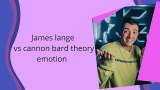 difference between James lange and cannon bard theory of emotions jameslange cannonbard emotions [upl. by Lennaj]