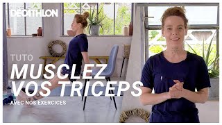 SÉANCE  Comment muscler ses triceps  💪 I Decathlon [upl. by Savdeep]