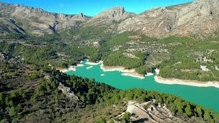 El Castell de Guadalest Guadalest Spain 4K DJI Mini 3 Pro Drone Footage [upl. by Natsreik839]