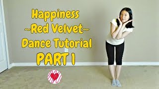 Happiness Red Velvet Mirrored Dance Tutorial Part 1 [upl. by Shayna]