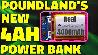 Poundlands new 4000mAh power bank [upl. by Notlehs]