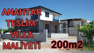 ANAHTAR TESLİM VİLLA MALİYETİ [upl. by Ares]