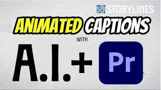 Animated Captions with AI  Premiere [upl. by Ahseyi]