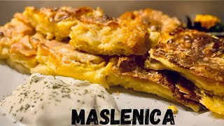 MASLENICA  Recept za MASLENICU sa jajima i sirom  Preukusno [upl. by Easter]