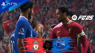 EA FC25  Full Match  Liverpool FC vs Everton FC Merseyside Derby Premier League 2425  PS5 [upl. by Maurer]