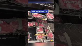 HIGH SECURITY for STEAKS at grocery stores 🥩 [upl. by Rednael]