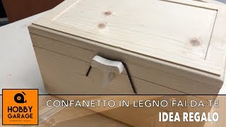 Cofanetto in legno faidate  Idea regalo [upl. by Melonie384]