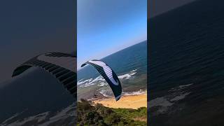 Beach and Moustache days 😝  FLARE MOUSTACHE  australia paragliding beach [upl. by Introc346]