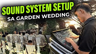 Sound System Setup Vlog sa Garden Wedding sa Tagaytay [upl. by Astera]