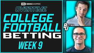 College Football Picks amp Predictions Week 9 BONUS BETS  Betting U OVERTIME [upl. by Porcia]