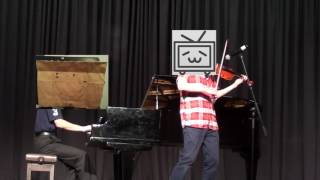 AIC Talent show violin and piano performance Senbonzakura [upl. by Ynahpets]