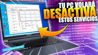 DESHABILITA ESTOS Servicios Innecesarios ⚡ OPTIMIZA Windows 10 AL MÁXIMO RENDIMIENTO 🚀 [upl. by Fernande]